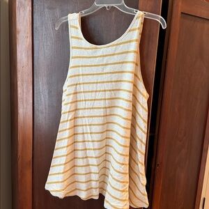 FP Movement by Free People Yellow and White Striped Dress